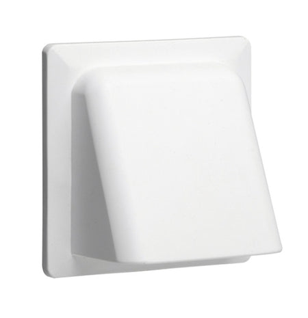 AirPro Overdrukrooster kunststof kap Ø 100 mm wit-561253