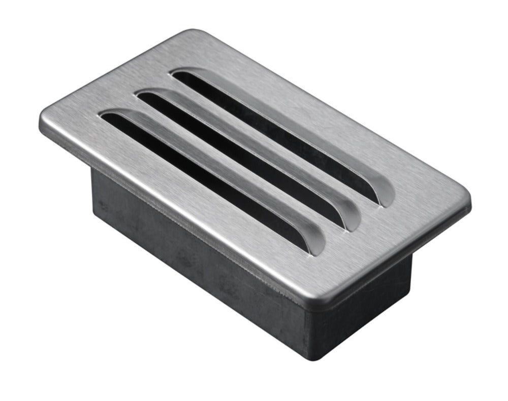 AirPro Vlakkanaal muurrooster RVS 110x55 mm-561292