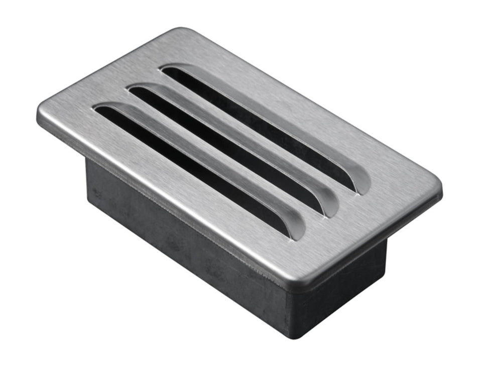 AirPro Vlakkanaal muurrooster RVS 110x55 mm-561292