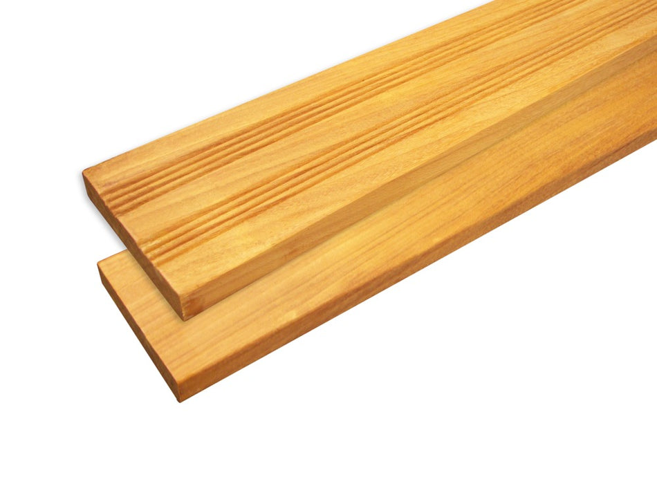 Elephant Almendrillo Vlonderplank Geolied 19x90x2450mm Groef/Semi Ribbel FSC Mix 70%-561880