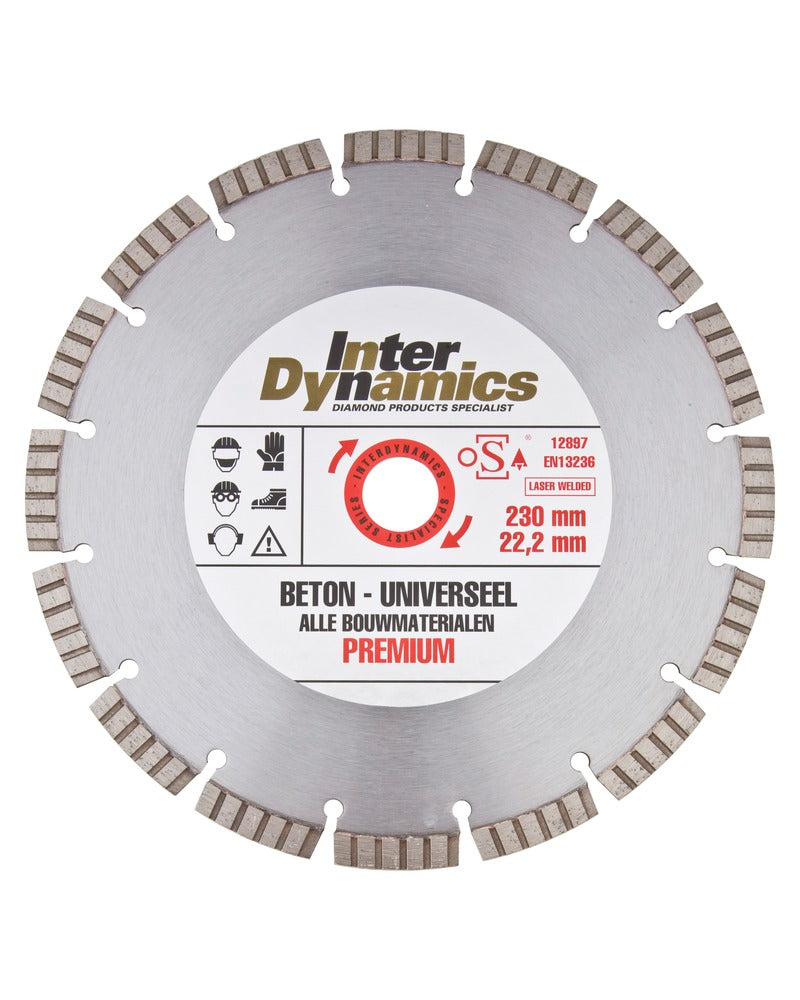 InterDynamics Premium Diamantzaagblad 125mm-562312