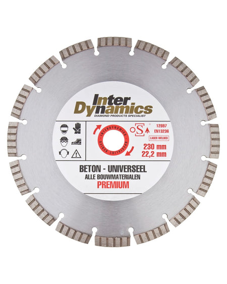InterDynamics Premium Diamantzaagblad 125mm-562312