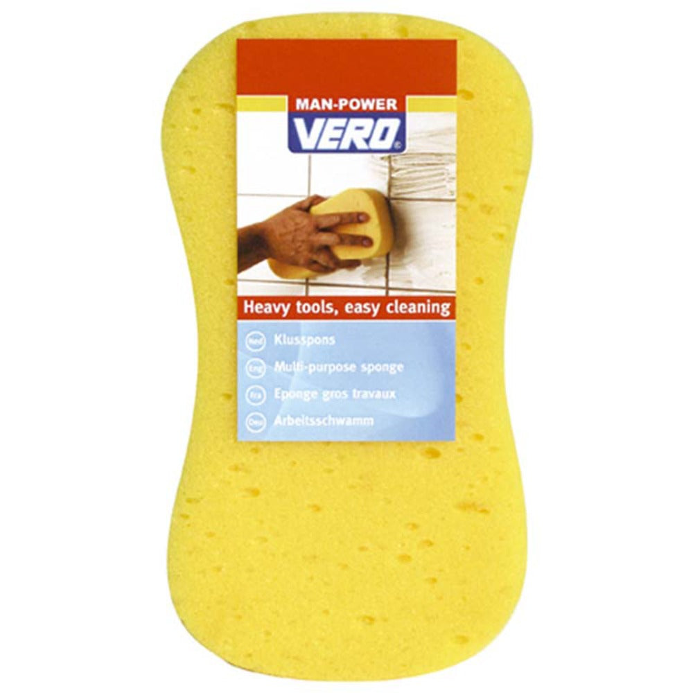 Vero Man-Power Klusspons synthetisch geel-563470