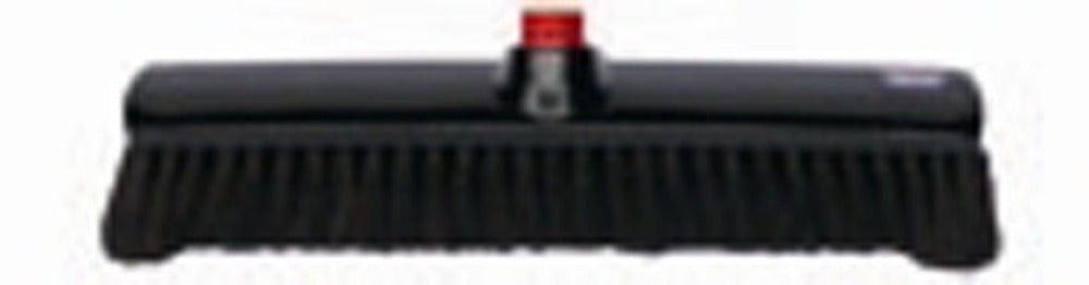 Vero Man-Power Straatbezem kunststof 40 cm zwart met zachte haarmengsel-563485