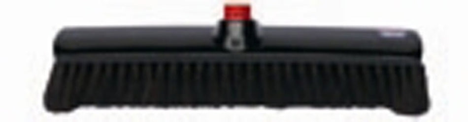 Vero Man-Power Straatbezem kunststof 40 cm zwart met zachte haarmengsel-563485
