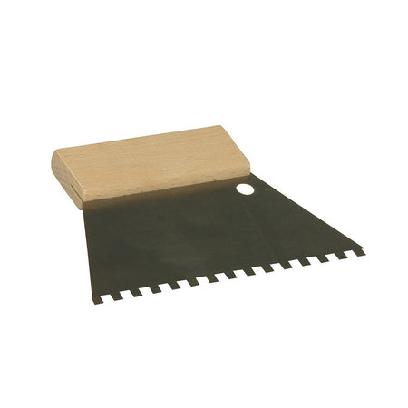 Super Prof Lijmkam Staal Getand Met Houten Greep 4x4x4mm-563760