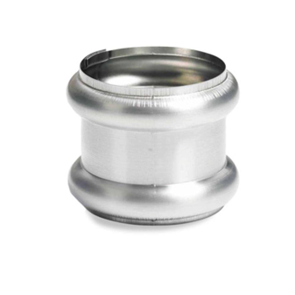 Rheinzink Dubbele Overschuifwrong Ø80mm-564395