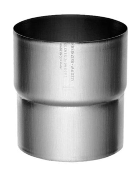 Rheinzink Verbindingsmof HWA-buis Zink Ø80mm-564397