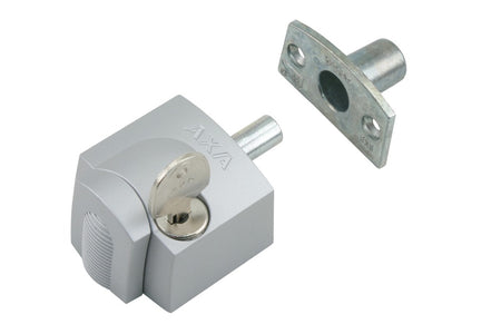 AXA Oplegslot 3012-20-90B aluminium met cilindersluiting SKG1-564897