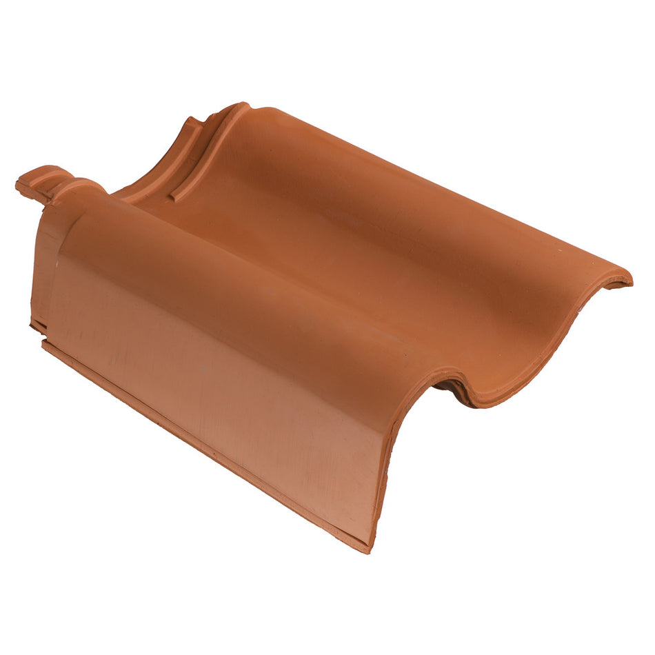 Monier Gevelpan Links OVH 206 Keramiek Naturel Natuurrood 30,4x37,2cm-565445