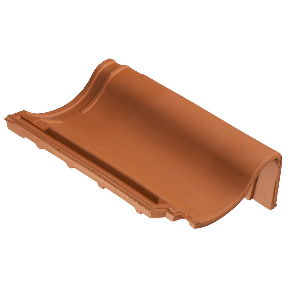 Monier Gevelpan Rechts OVH 206 Keramiek Naturel Natuurrood 21,4x37,2cm-565446