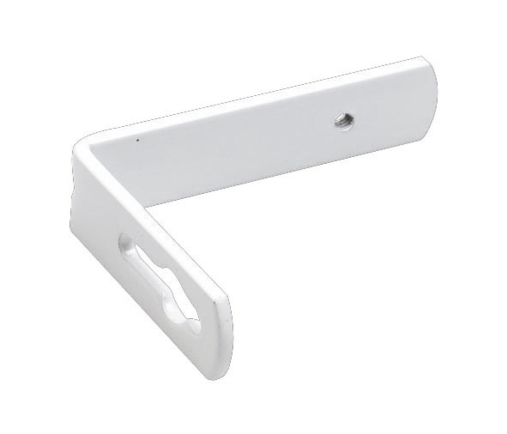 Intensions Steun staal 20 cm wit voor gordijnrail 2 stuks-567494