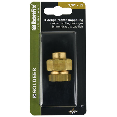 BONFIX Soldeer koppeling 3-delig 12 mm x 3/8'' binnendraad-567941