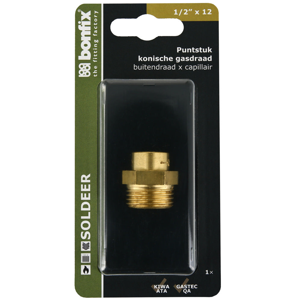 BONFIX Soldeer Punstuk 1/2'' Buitendraad-567947