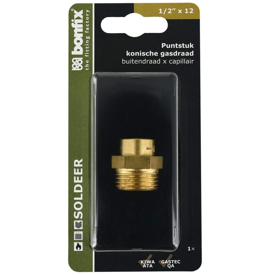 BONFIX Soldeer Punstuk 1/2'' Buitendraad-567947