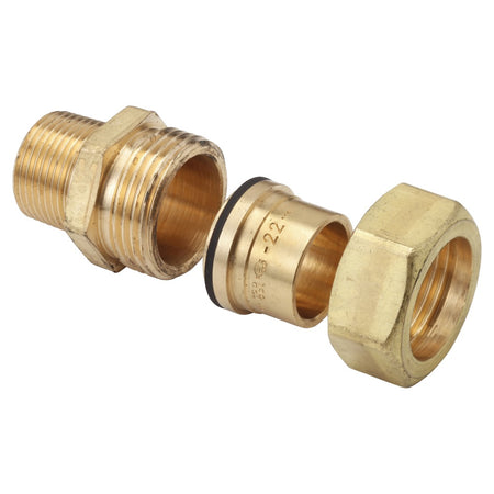 BONFIX Soldeer koppeling 3-delig 22 mm x 3/4'' buitendraad-567971