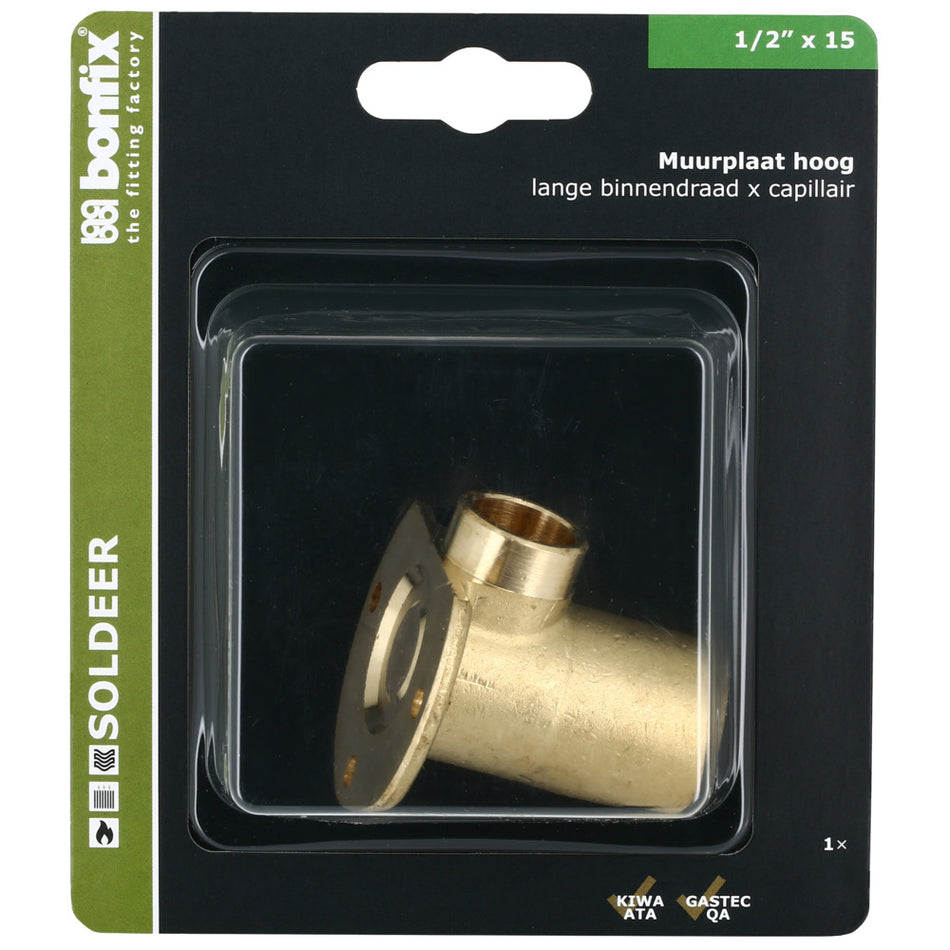 BONFIX Soldeer muurplaat 15 mm x 1/2'' binnendraad hoog model-567981
