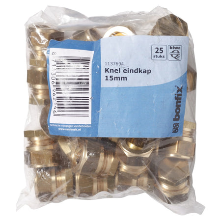 BONFIX Knel eindkap 15 mm 25 stuks-568308