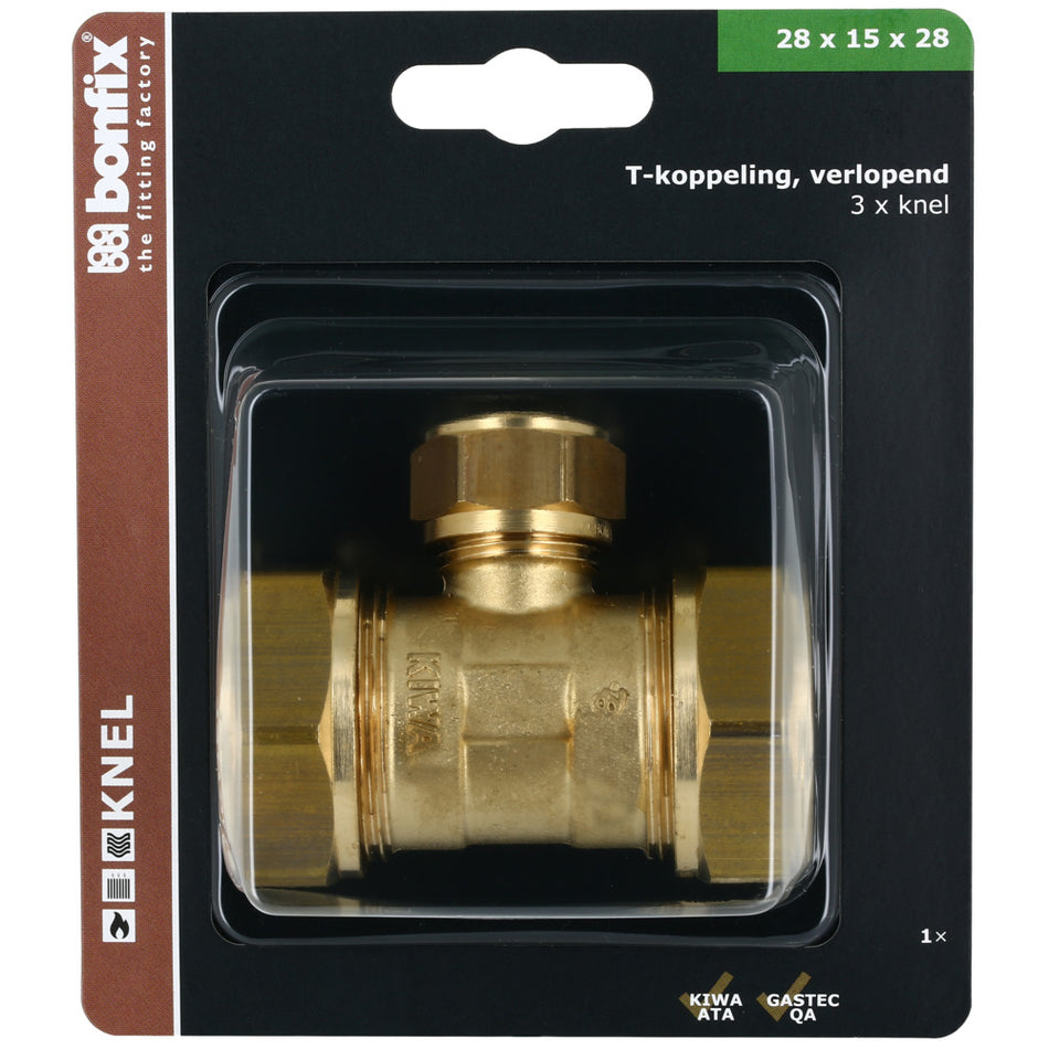BONFIX Knel T-stuk 28x15x28 mm-568364
