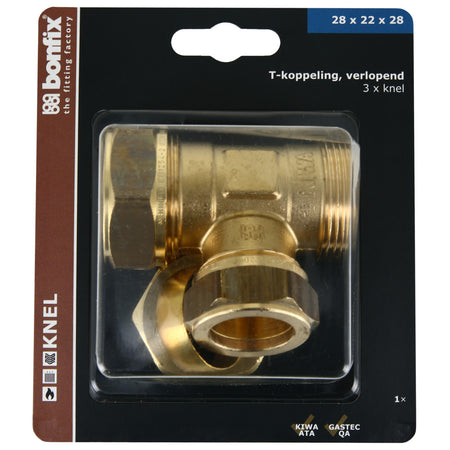 BONFIX Knel T-stuk 28x22x28 mm-568365