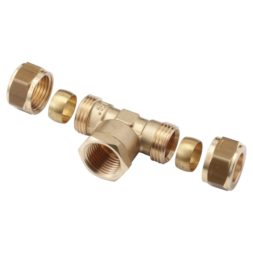 BONFIX Knel T-stuk 15 mm x 1/2'' binnendraad x 15 mm-568370