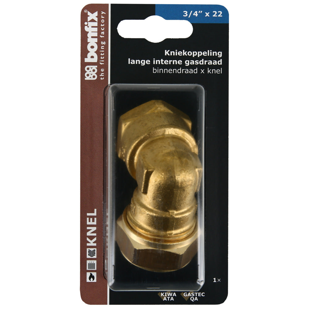 BONFIX Knel knie 22 mm x 3/4'' binnendraad-568384