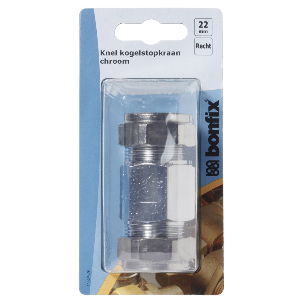 BONFIX Knel kogelstopkraan 22x22 mm recht-568398
