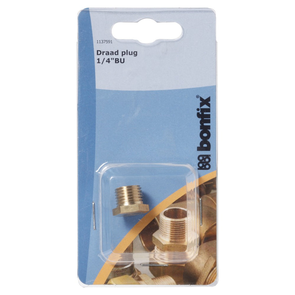 BONFIX Plug 1/4'' buitendraad voor stopkraan-568413
