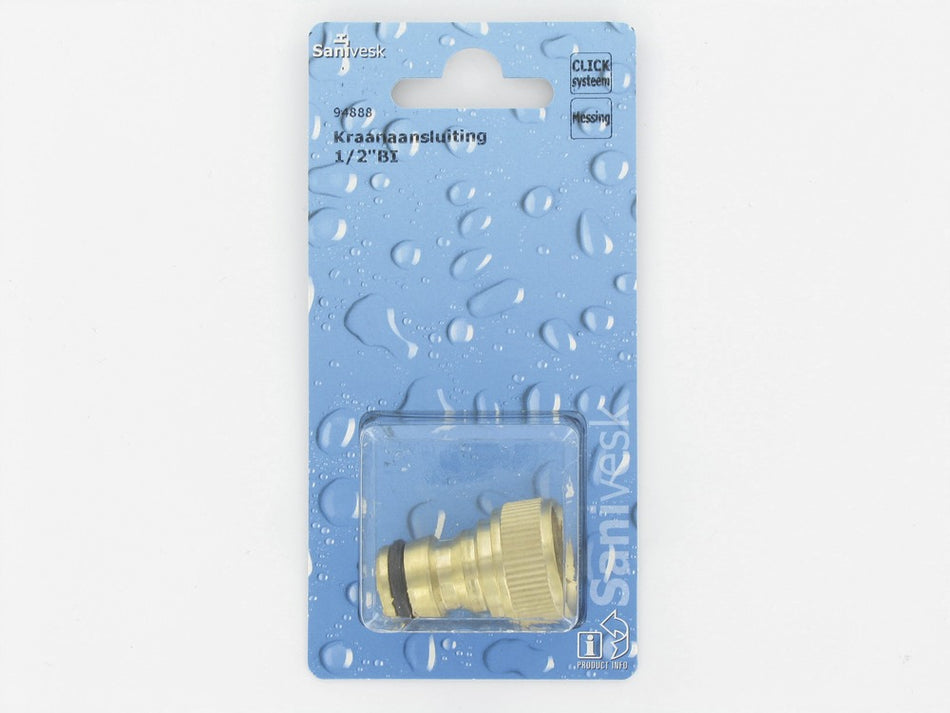 Kraanaansluiting messing 1/2'' binnendraad-568468