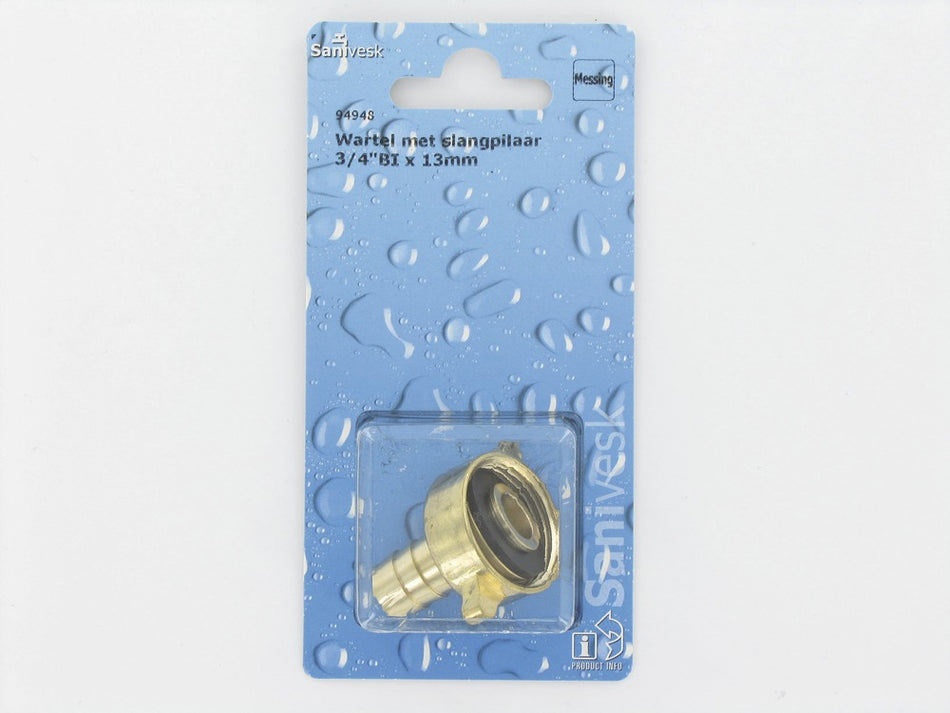 Slangnippel 3/4'' binnendraad x 13mm-568473
