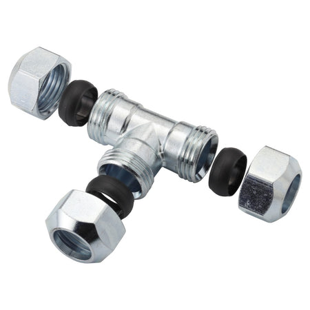 VSH T-Stuk CV Chroom 15x15x15mm 2st-568487