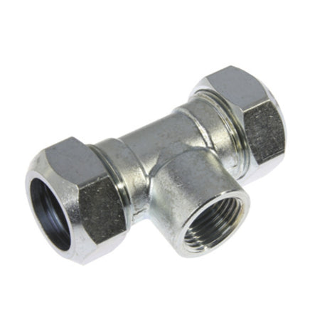 VSH T-Stuk CV Binnendraad Chroom 22mmx1/2"x22mm-568522