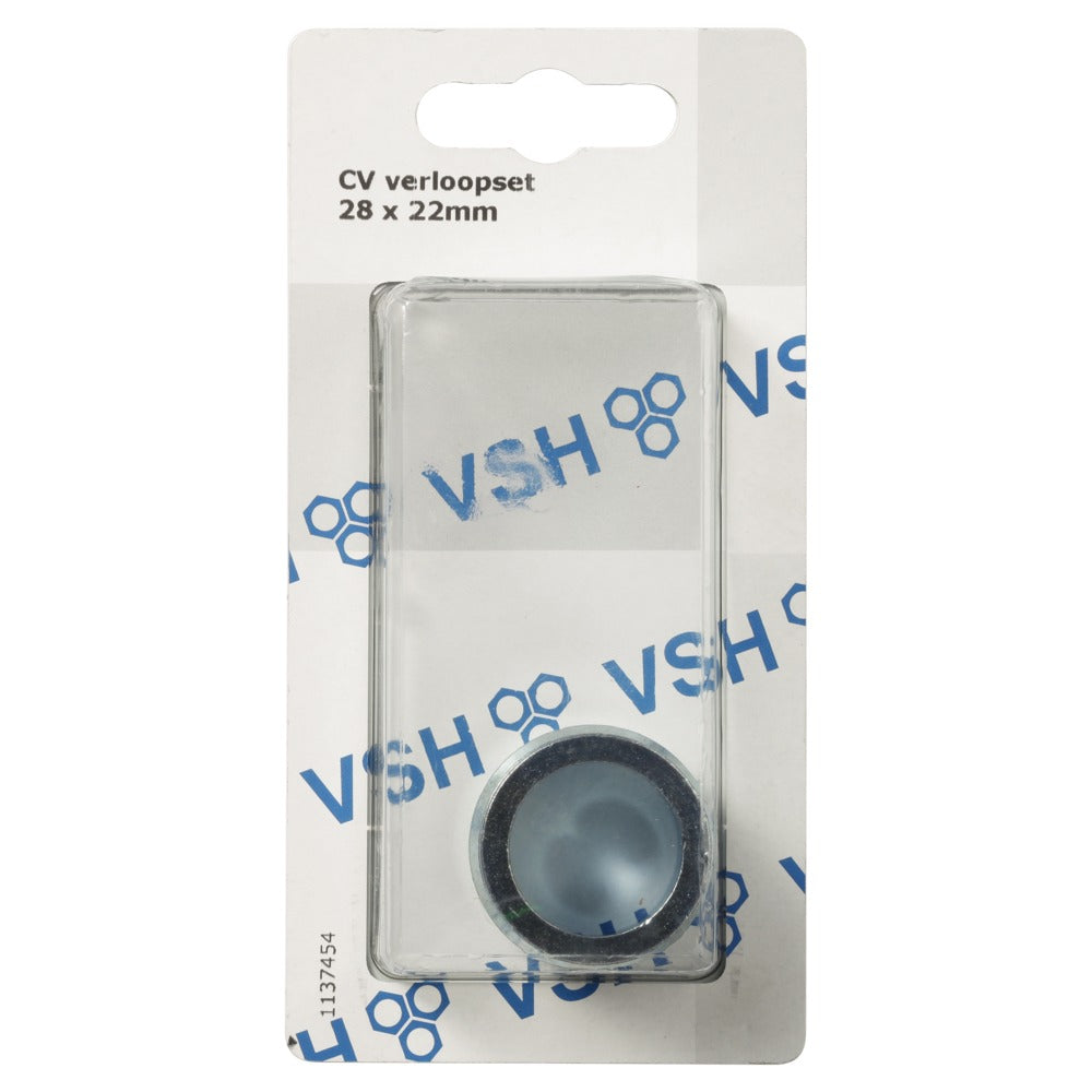 VSH Verloopset CV Knel Staal Chroom 28x22mm-568529