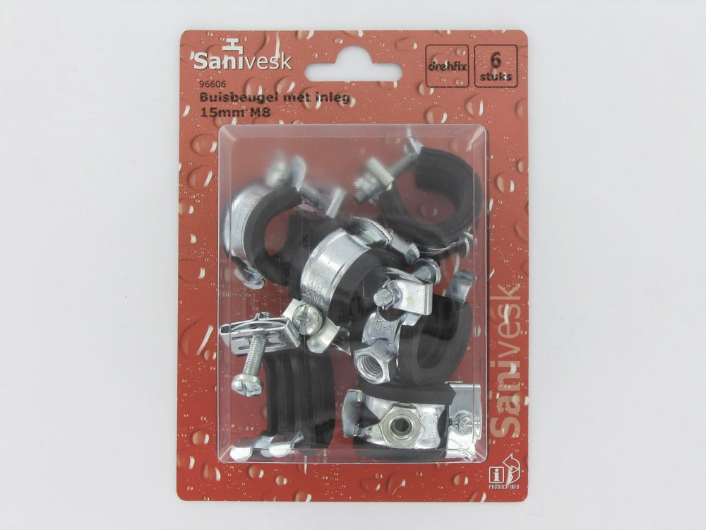 Drehfix AST beugel voor buis 15 mm, 6 stuks-568550