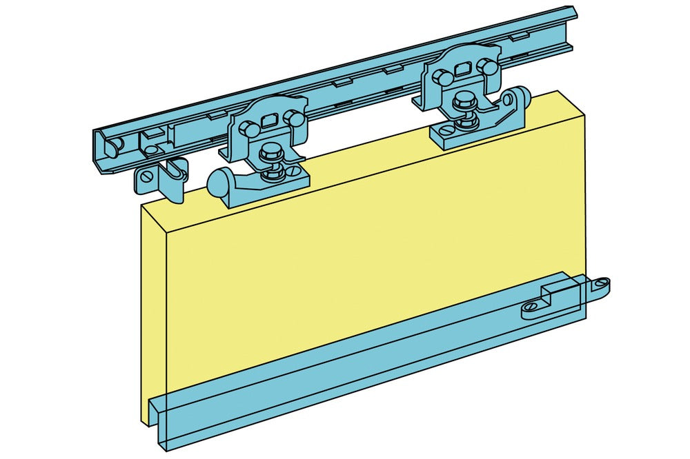 Henderson Marathon Schuifdeurbeslag S4 90-105 cm openingsbreedte t.b.v. 1 deur 90 kg-568689