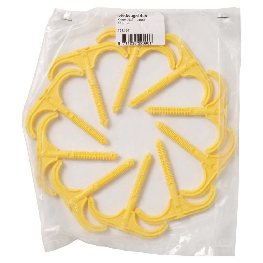 Viega Pexfit Bevestigingsbeugel dubbel 2035.6 nylon 16/20x8x80 mm-568780
