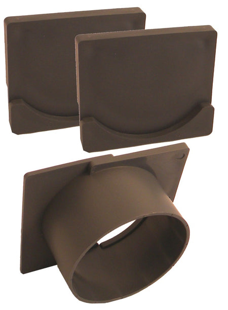 Martens Begin-eindplaat PVC Ø 110 mm met zij-uitloop-569533