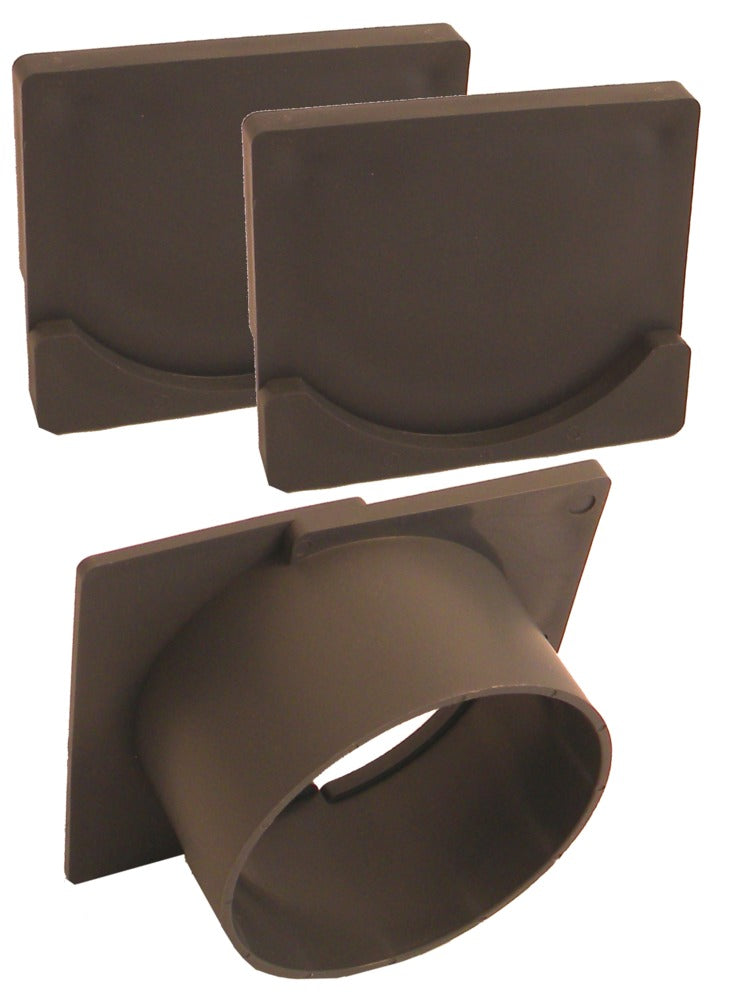 Martens Begin-eindplaat PVC Ø 110 mm met zij-uitloop-569533