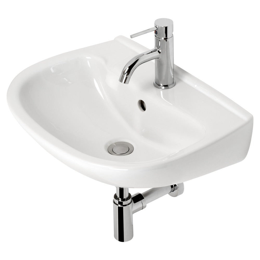 Plieger Compact Wastafelpack keramiek 55x42 cm wit ruimtebesparend-569734