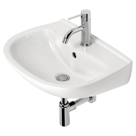 Plieger Compact Wastafelpack keramiek 55x42 cm wit ruimtebesparend-569734