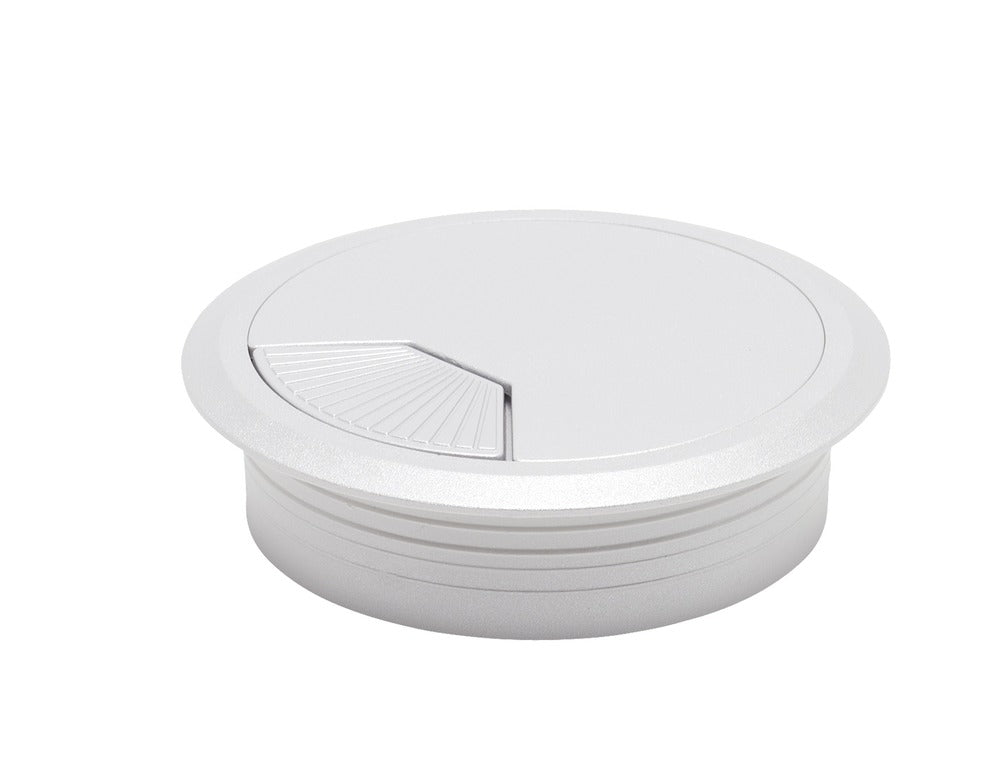 Intensions Kabeldoorvoer PVC 80 mm zilver rond-569930