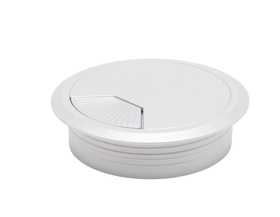 Intensions Kabeldoorvoer PVC 80 mm zilver rond-569930