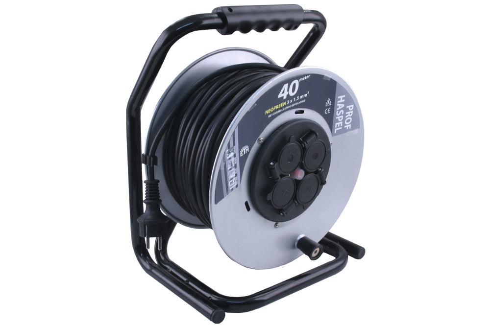 Q-Link Kabelhaspel Randaarde Neopreen 40m IP44-570129
