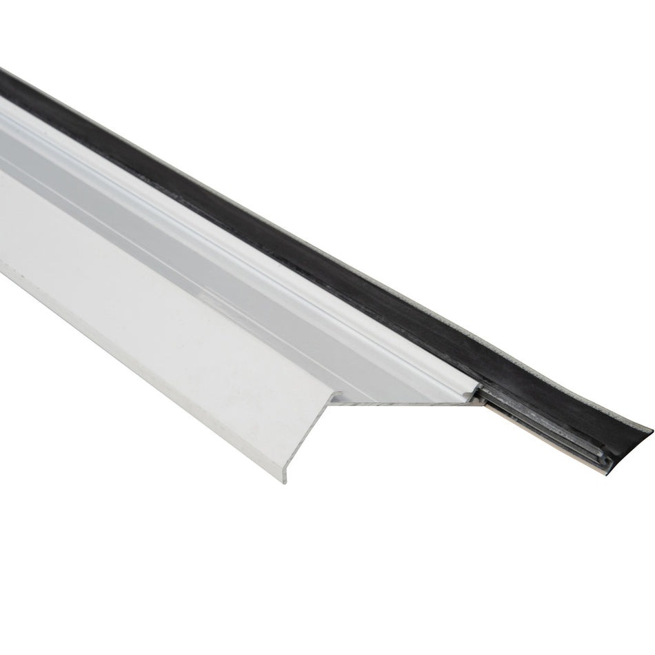 alwo Muuraansluitprofiel met dichtingsrubber wit 4 meter-570841