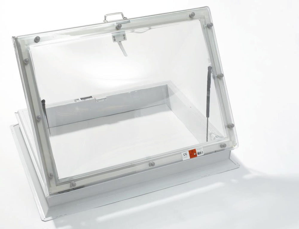 Bik Lichtkoepel helder polycarbonaat 100x130 cm dubbelwandig-570867