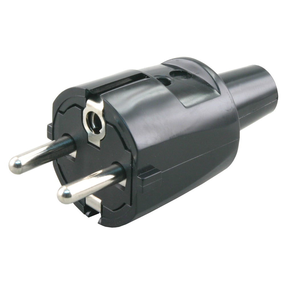 Stekker PVC Zwart 10/16A 3680W Randaarde-571476