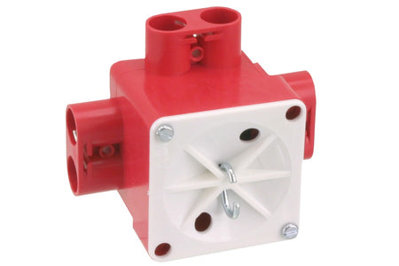 ABB Haf Centraaldoos Rood Wit Brandwerend IP00 Ø5/8-572464