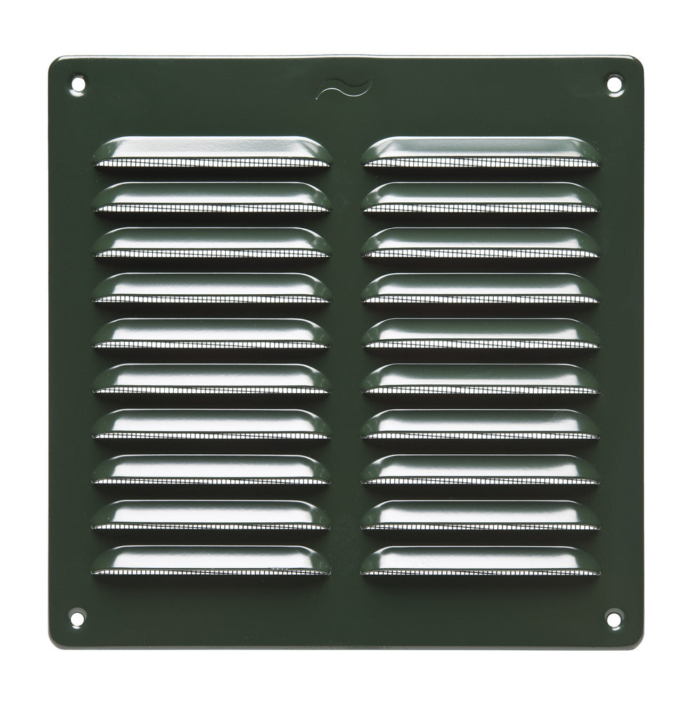 AirPro Schoepenrooster aluminium 15,5x15,5 cm donkergroen-572645