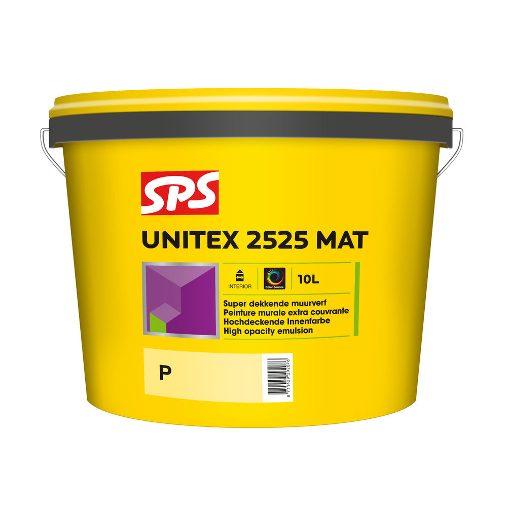 SPS Muurverf Unitex 2525 Mat Wit/Mengbasis P 10L-572866