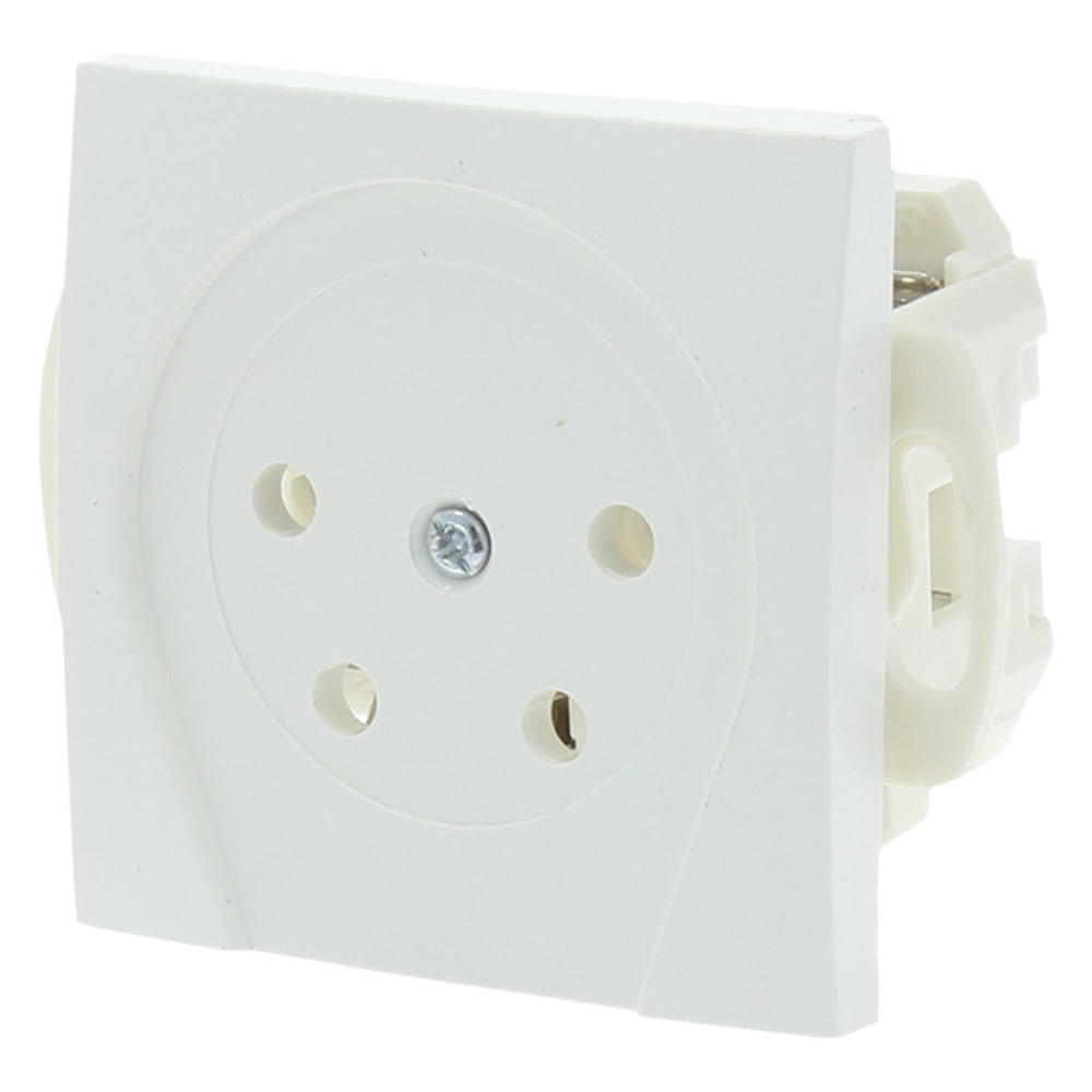 Berker S1 Contactdoos inbouw telefoon polarwit-572913